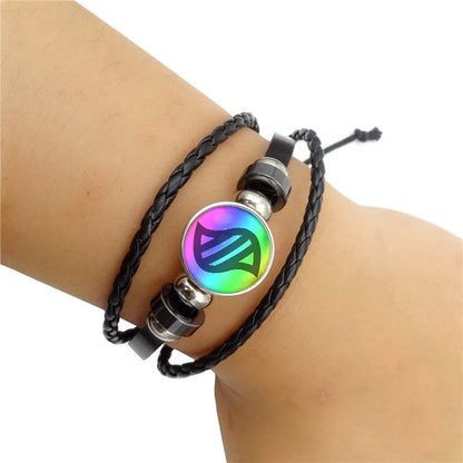 Anime Mega Stone Leather Bracelet Adjustable Bangle Gift - Smarsty