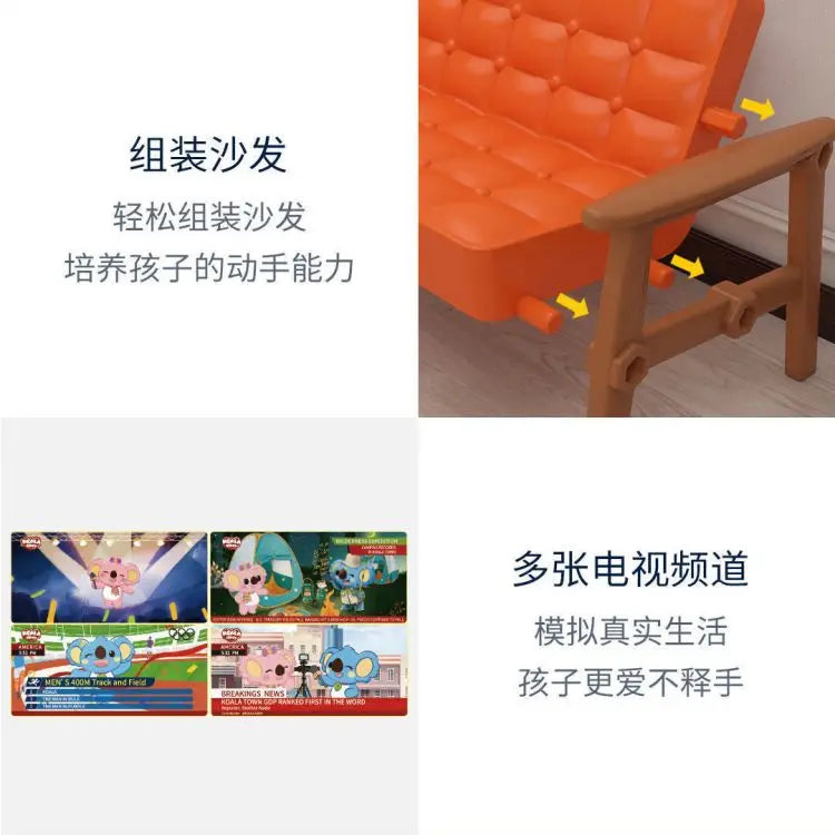 Original Toys Miniature Items Furniture Family Toys Dollhouse LivingRoom Bathroom Kitchen Set Pretend Creative Ideas Kids Toys by Smarsty