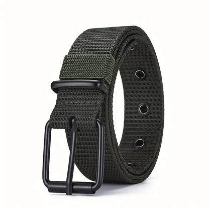 Mens Durable Nylon Canvas Belt Heavy Duty Tactical Workbelt - Smarsty
