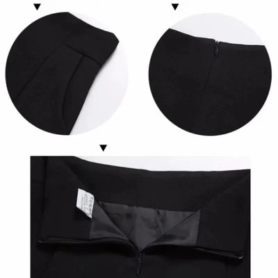 Women Shorts Spring Summer Casual High Waist A-line Shorts Loose Wide Leg Shorts Chic Lady Black White Suit Shorts - Smarsty