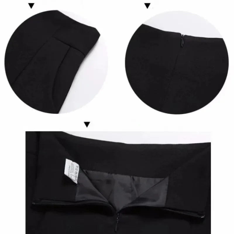 Women Shorts Spring Summer Casual High Waist A-line Shorts Loose Wide Leg Shorts Chic Lady Black White Suit Shorts - Smarsty