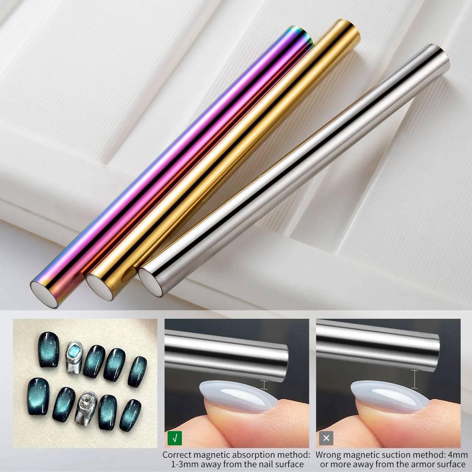 Cat Eye Nail Magnetic Stick for Stunning Glitter Effects - Smarsty