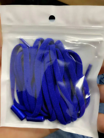 1Pair Elastic Lazy Shoelaces No Tie Shoe Laces Sneakers Flats Shoelaces for Kids Adult Quick Shoelace Fit All Shoes Freeshipping
