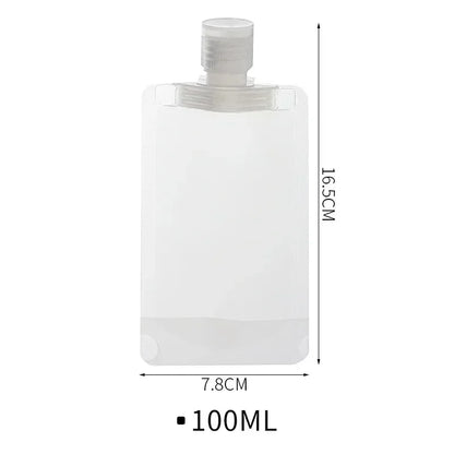 Travel Size Leak Proof Squeeze Pouches for Cosmetics - Smarsty