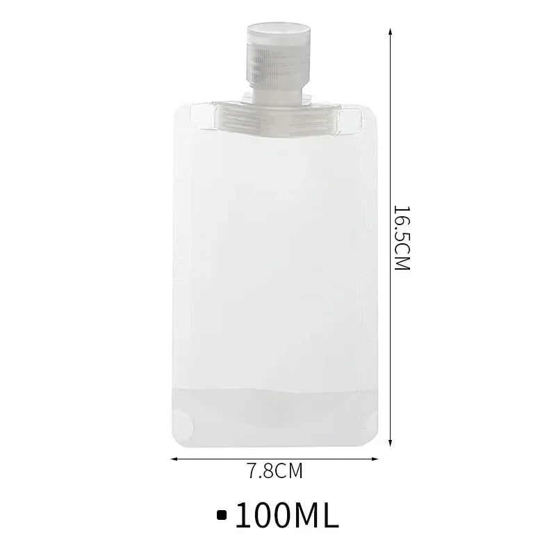 Travel Size Leak Proof Squeeze Pouches for Cosmetics - Smarsty