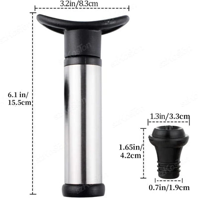Wine Stopper Vacuum Pump for Freshness Preservation - Smarsty