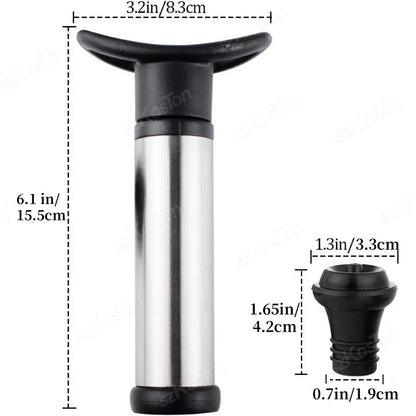 Wine Stopper Vacuum Pump for Freshness Preservation - Smarsty