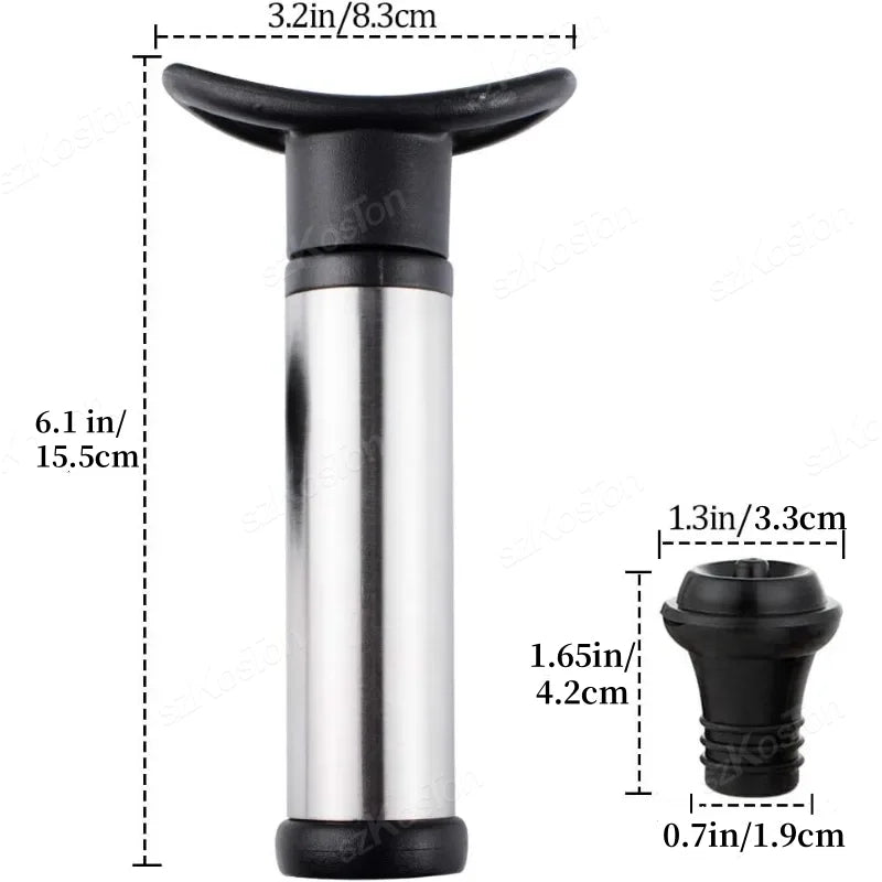 Wine Stopper Vacuum Pump for Freshness Preservation - Smarsty