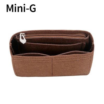 Bag Organizer for Small Tote Bag Timid Bag Storage & Finishing Inner Bag Liner Handbags Insert Organizer fit Mini Size - Smarsty