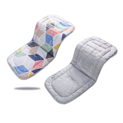 Comfortable Cotton Baby Stroller Pad Four Seasons General Soft Seat Cushion Child Cart Seat Mat Kids Pushchair Cushion For 0-27M by Smarsty