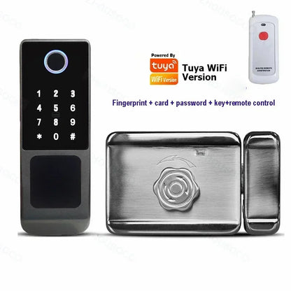 Waterproof Smart Door Lock with Bluetooth and WiFi Control - Smarsty