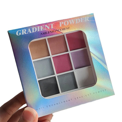 9 Colors Shimmer Nail Powder for Stunning Manicure - Smarsty