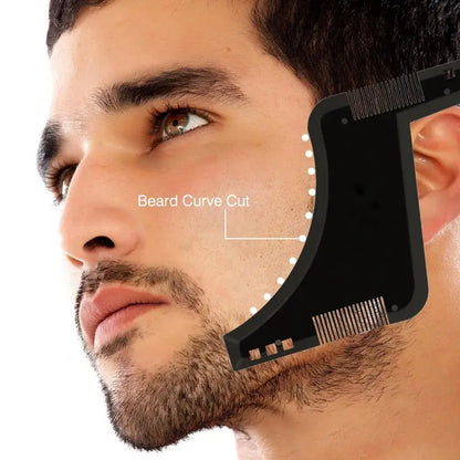Beard Shaping Template Comb for Symmetrical Styling - Smarsty