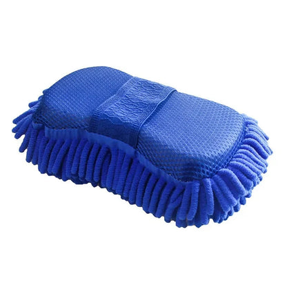 Absorbent Microfiber Chenille Car Wash Sponge Brush Kit - Smarsty