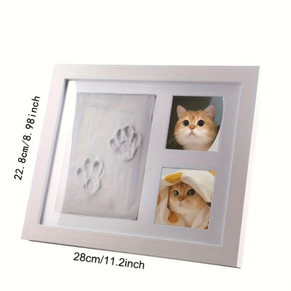 Baby Hand And Footprint Photo Frame Kit Keepsake Memories - Smarsty