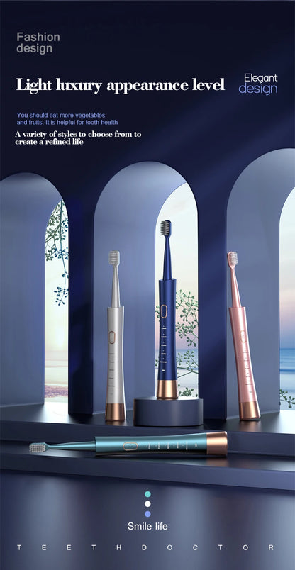 Sonic Electric Toothbrush with Type-C Charging and 5 Gear Modes - Smarsty