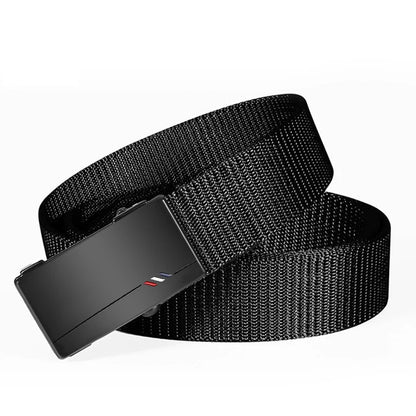 Casual Men's Nylon Belt Breathable Automatic Buckle - Smarsty