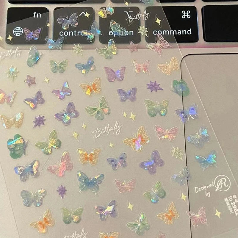 Colorful Butterfly Nail Art Stickers for Stunning Designs - Smarsty