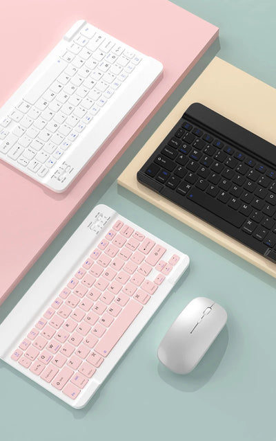 Magnetic Tablet Keyboard for Tablets Bluetooth Rechargeable - Smarsty