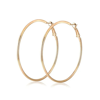 Stainless Steel Hoop Earrings Two Pair Adjustable Sizes - Smarsty