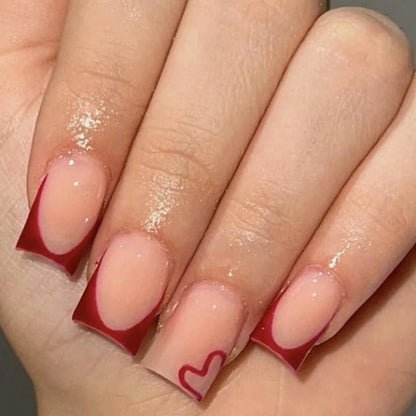 Medium Pink Ballerina Press On Nails Set - Smarsty