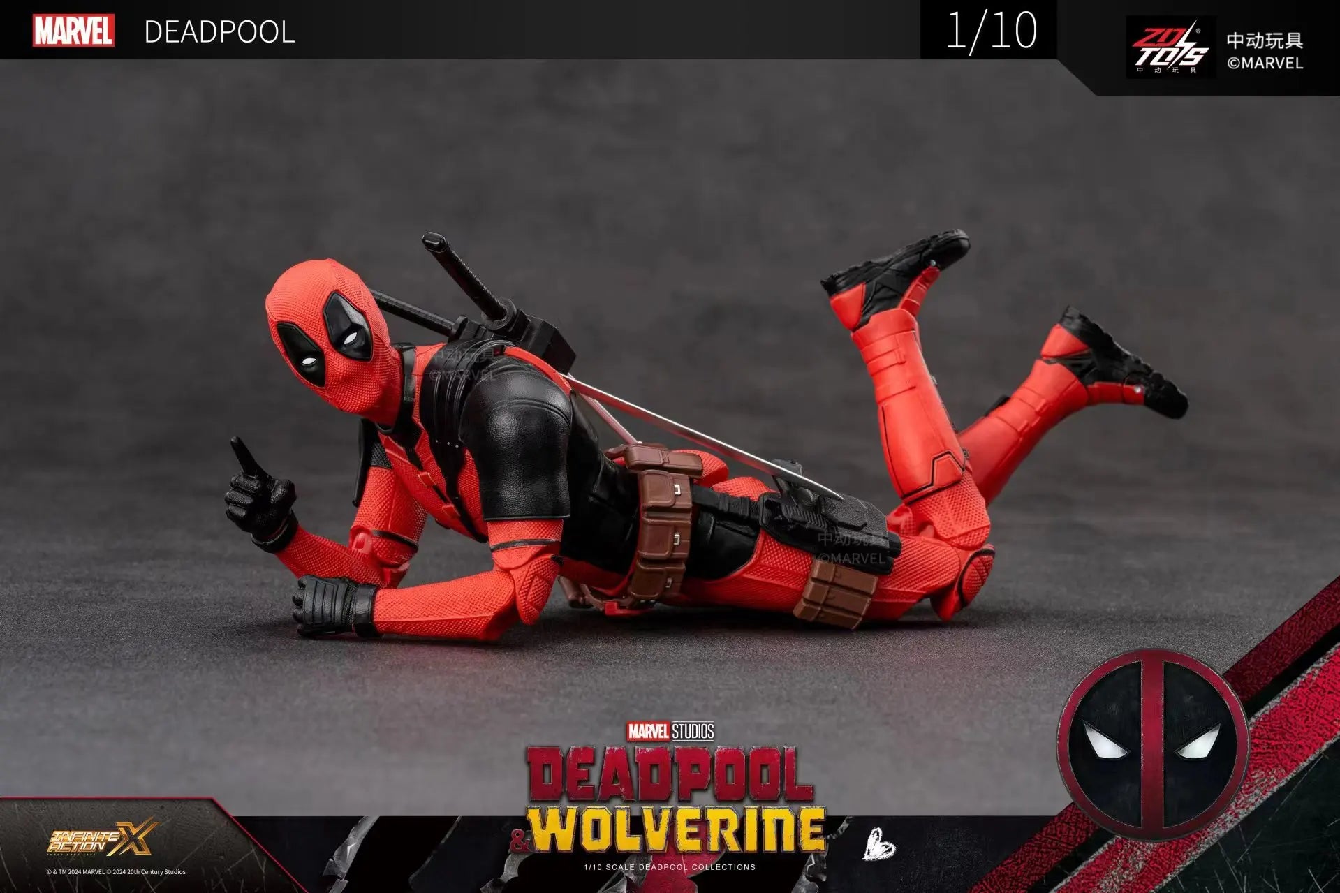 2024 Deadpool & Wolverine Action Figures Movie Version ZD Toy Series Collections Adult Action Figures Kids Gift by Smarsty