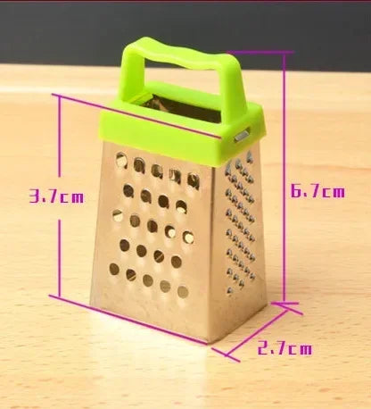 Mini Stainless Steel Four-Sided Cucumber Grater Fruit Planer Cheese Slicers Carrot Vegetables Cutter Home Smart Kitchen Gadgets