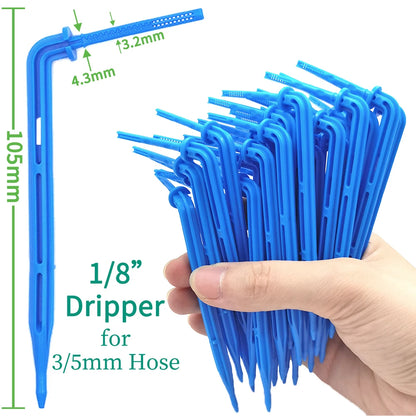 Oasis 50PCS Plastic Barbed Tee Connectors for Drip Irrigation - Smarsty