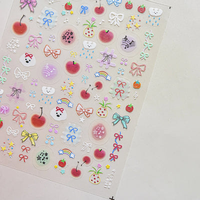 Cute Starfish Nail Charm Stickers for Summer Nail Art - Smarsty