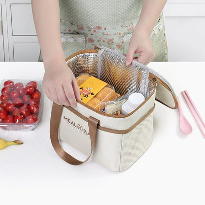 Insulated Lunch Bag With Waterproof Shoulder Strap - Smarsty