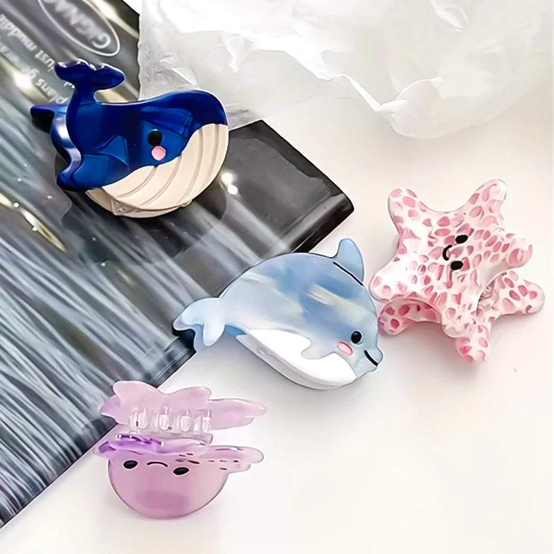Acetate Ocean Animal Hair Clips for Women - Smarsty