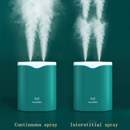 USB Humidifier with Double Spray and LED Light - Smarsty