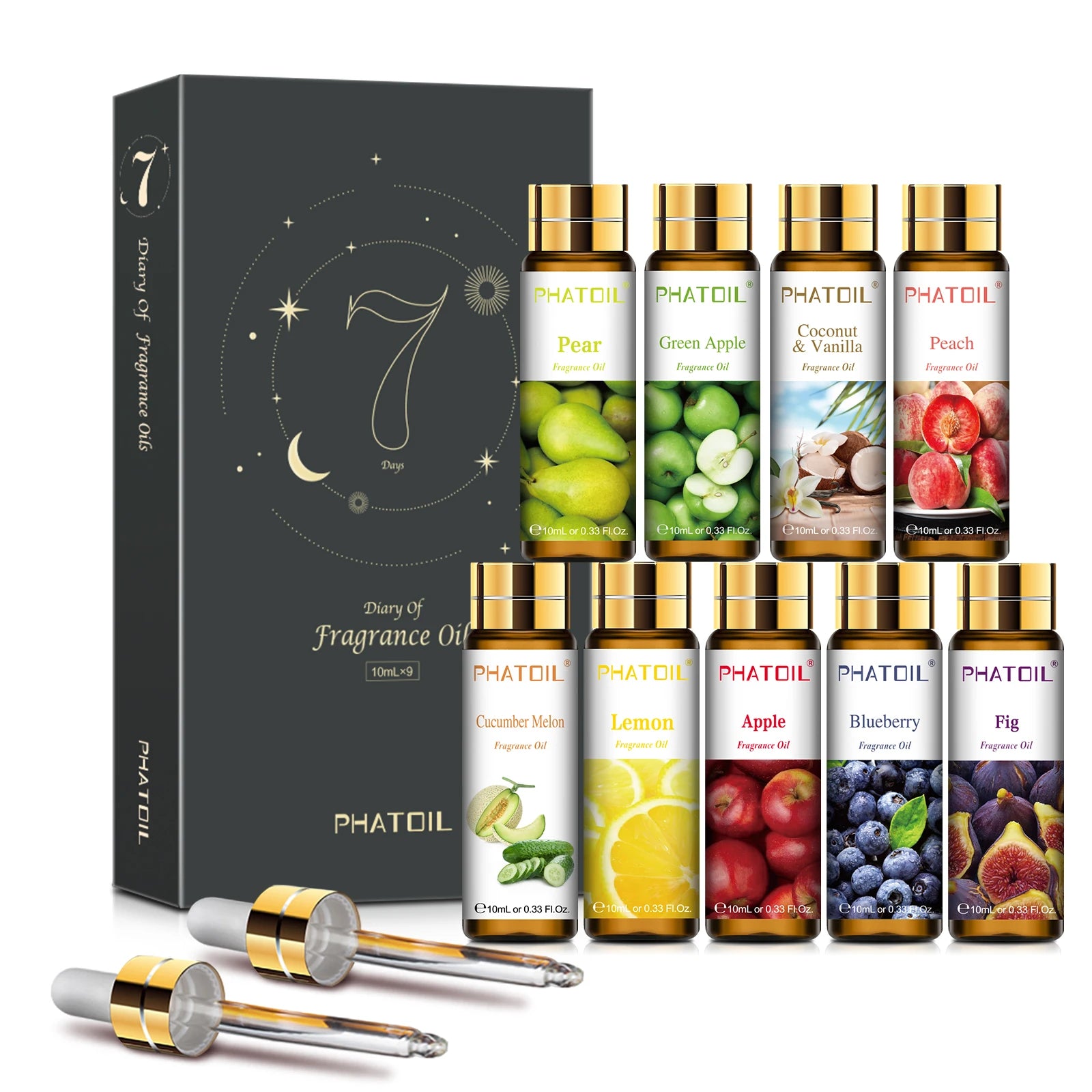 PHATOIL 10ml Fruit Fragrance Oil for Diffusers - Smarsty