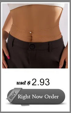 PuRui Sexy Crystal Glass Belly Chain for Women - Smarsty