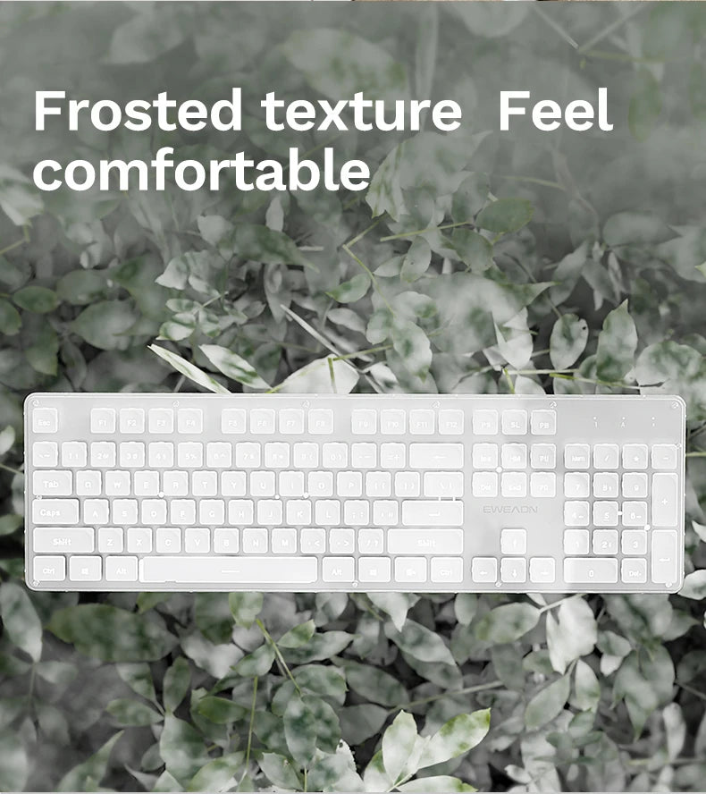 Silent All Metal 104 Key Keyboard For Office And Gaming