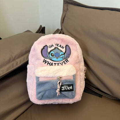 Mickey Mouse Canvas Backpack Large Capacity School Bag - Smarsty