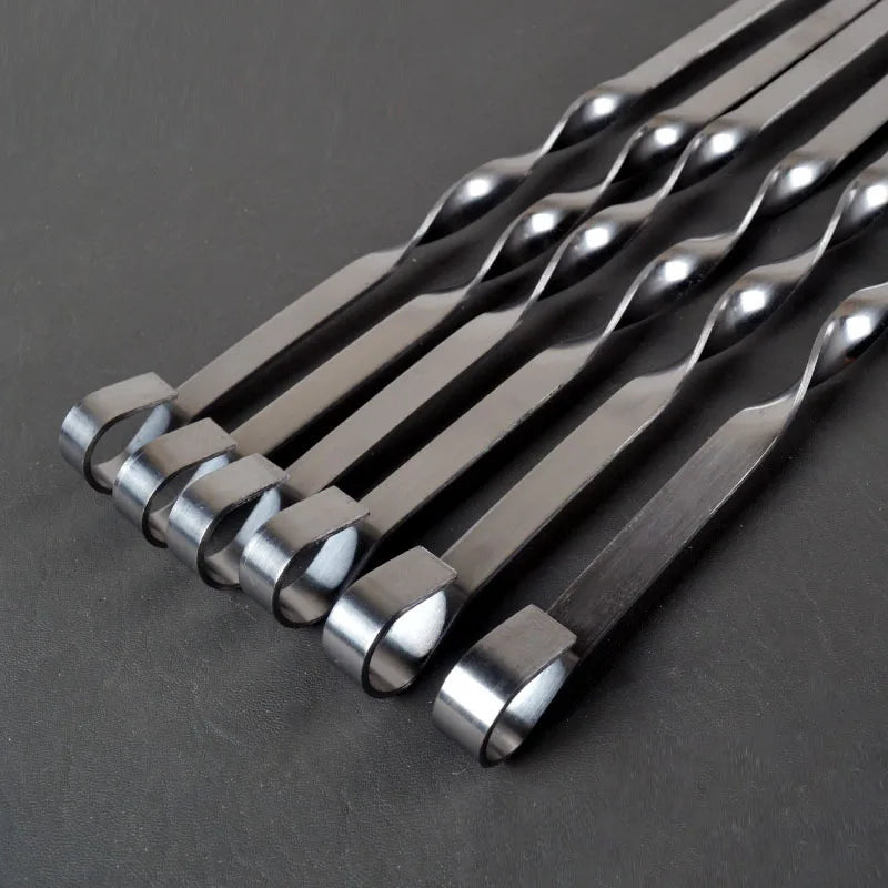 Stainless Steel BBQ Skewers Set for Easy Grilling - Smarsty