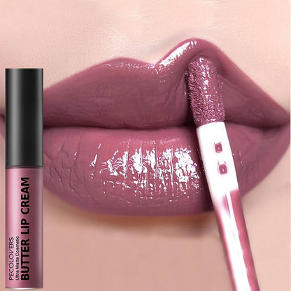 Long Lasting Hydrating Nude Lip Gloss with Essential Oils - Smarsty