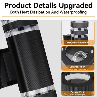 LED Outdoor Wall Lights IP65 Waterproof for Garden - Smarsty