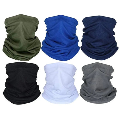 Outdoor Sport Bandana Military Tube Scarf Fishing Cycling Tactical Hiking Face Cover Neck Gaiter Half Mask Headband Men Women by Smarsty