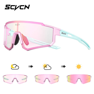 SCVCN new Outdoor Cycling Sunglasses Men MTB Bike Glasses Sports Mountain Climbing fishing Women Bicycle Cycling UV400 Goggles by Smarsty
