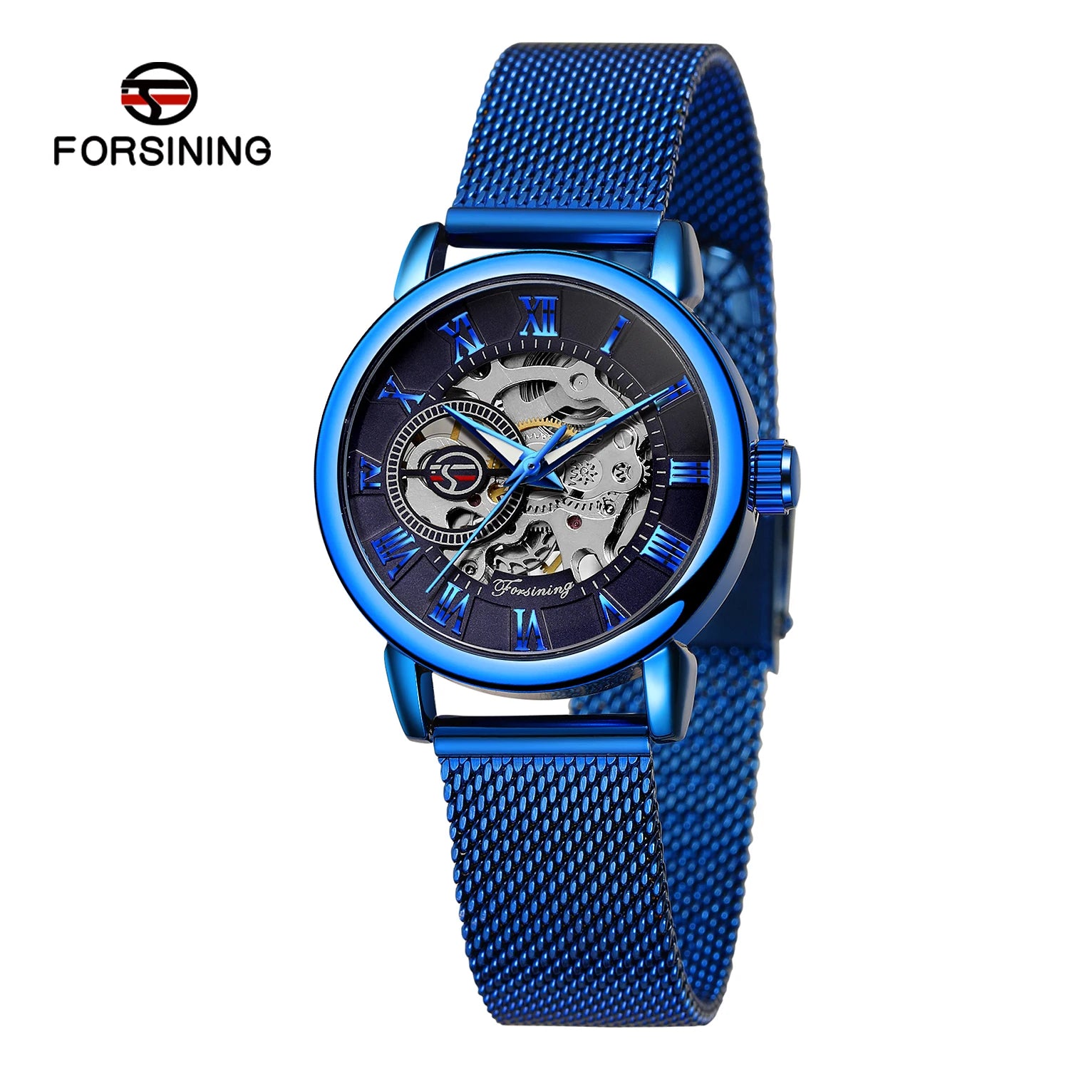 Luxury Skeleton Mechanical Women's Watch Stainless Steel - Smarsty