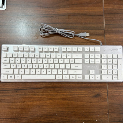 Silent All Metal 104 Key Keyboard For Office And Gaming