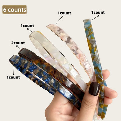 Acetate Non Clamping Headband Elegant Lightweight Summer - Smarsty