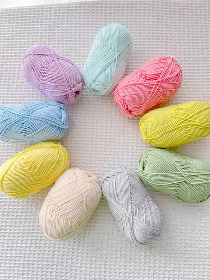 Soft Milk Cotton Yarn for Hand Knitting Projects - Smarsty