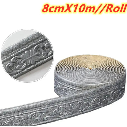 3D Self Adhesive Wall Trim Waterproof Border - Smarsty