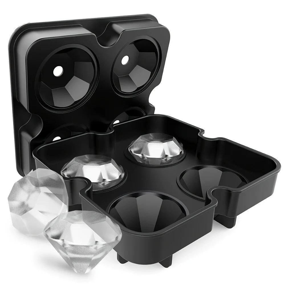 Unique Diamond-Shaped Ice Cube Tray for Home Use - Smarsty