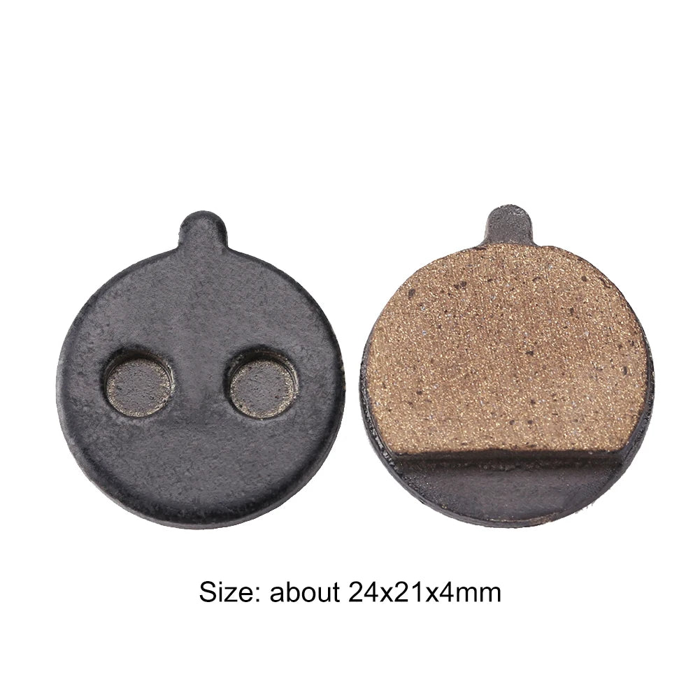 2 Sets Electric Brake Pads Resin Scooter Brake Pads Durable Electric Vehicle Brake Pads Small for Kugoo M4