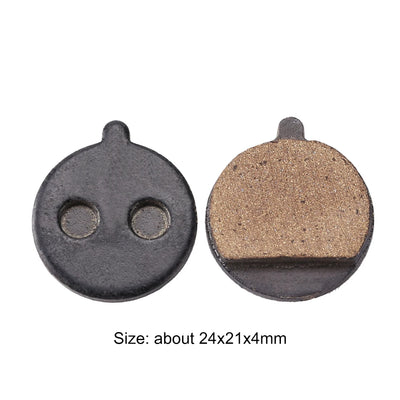 2 Sets Electric Brake Pads Resin Scooter Brake Pads Durable Electric Vehicle Brake Pads Small for Kugoo M4