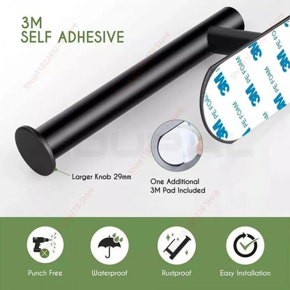 No Drilling Stainless Steel Towel Bar for Bathroom - Smarsty